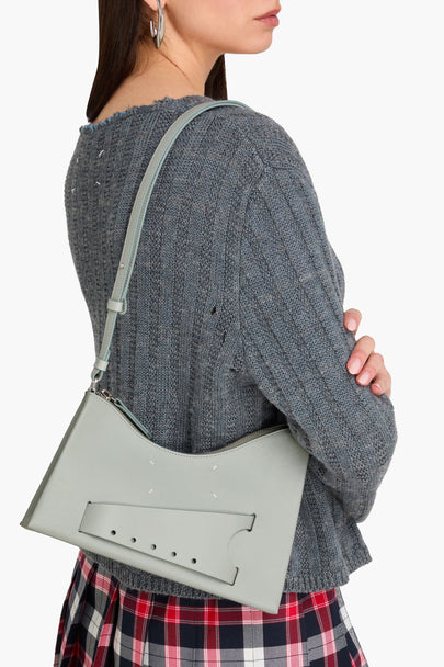 Maison Margiela Snatched Pebbled-Leather Shoulder Bag