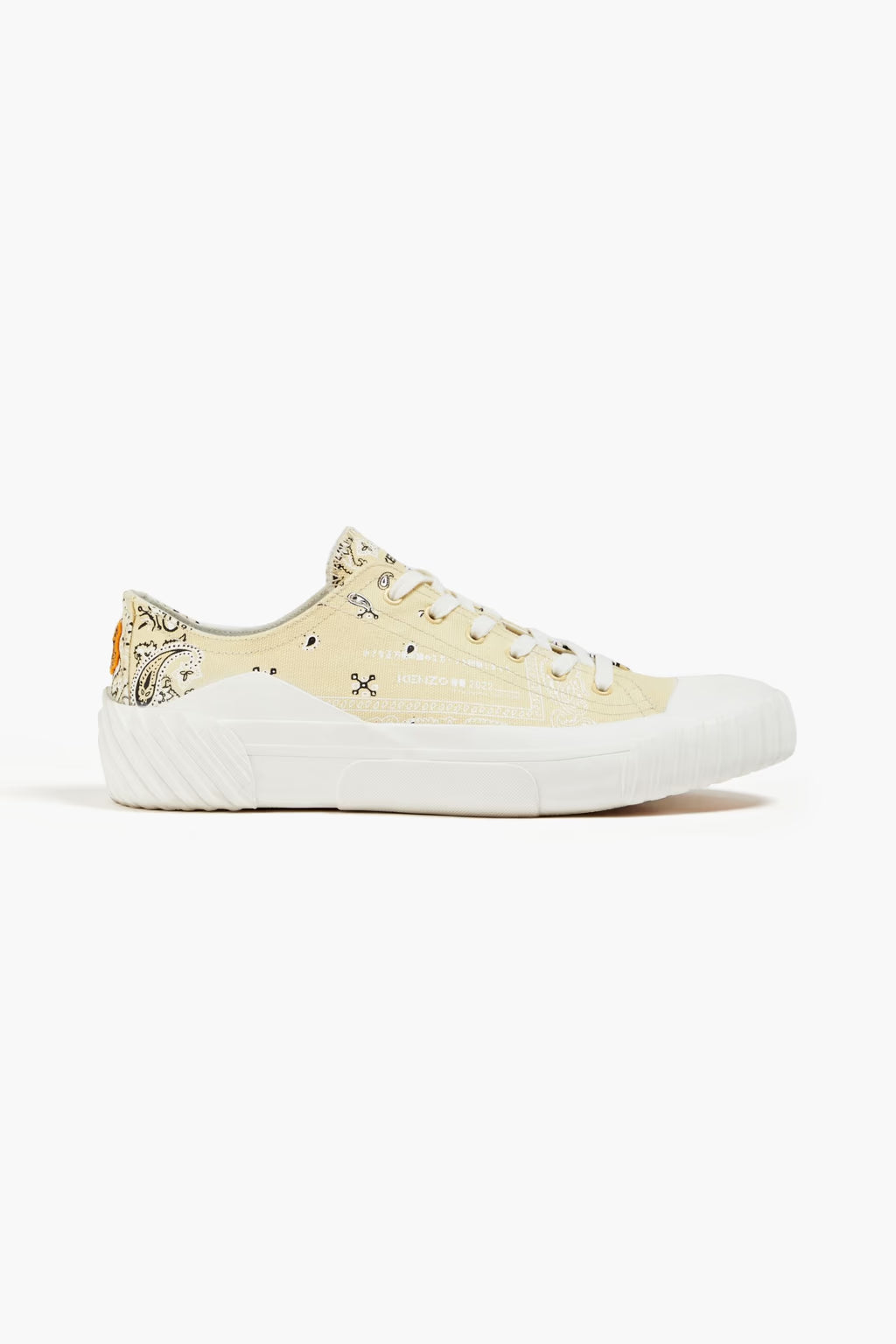 Kenzo Tiger Crest printed canvas sneakers