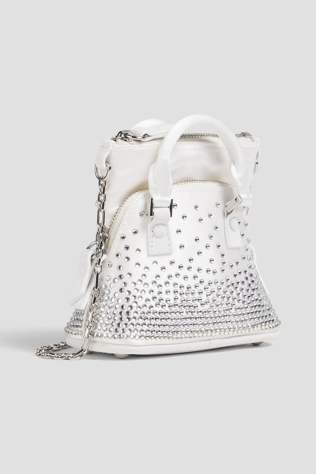 Maison Margiela 5AC Cinema Inferno Baby Crystal-Embellished Satin Shoulder Bag