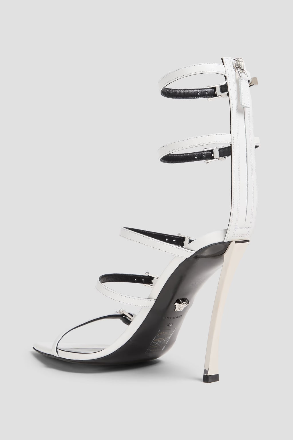 Versace Buckled Leather Sandals