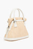Maison Margiela 5AC Classique Leather and Faux Straw Tote