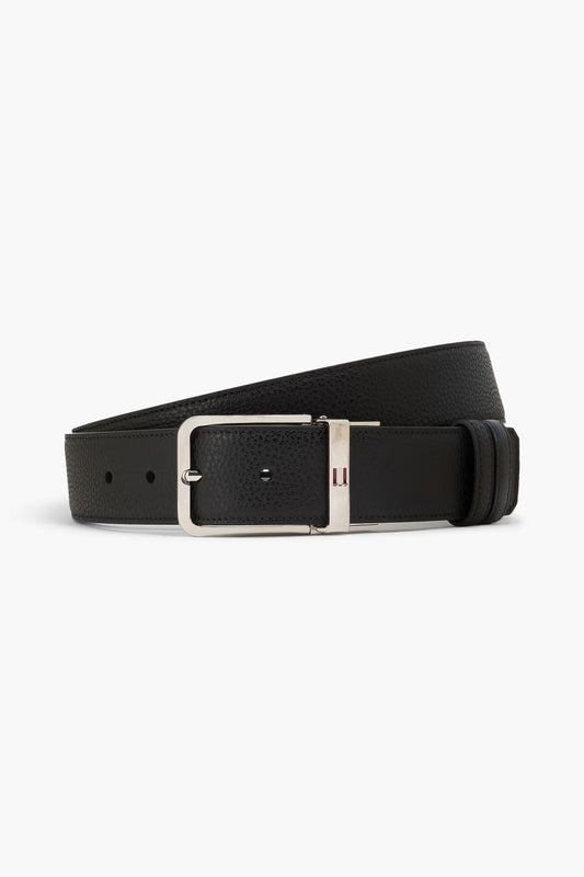 Bally Pebbled-leather belt