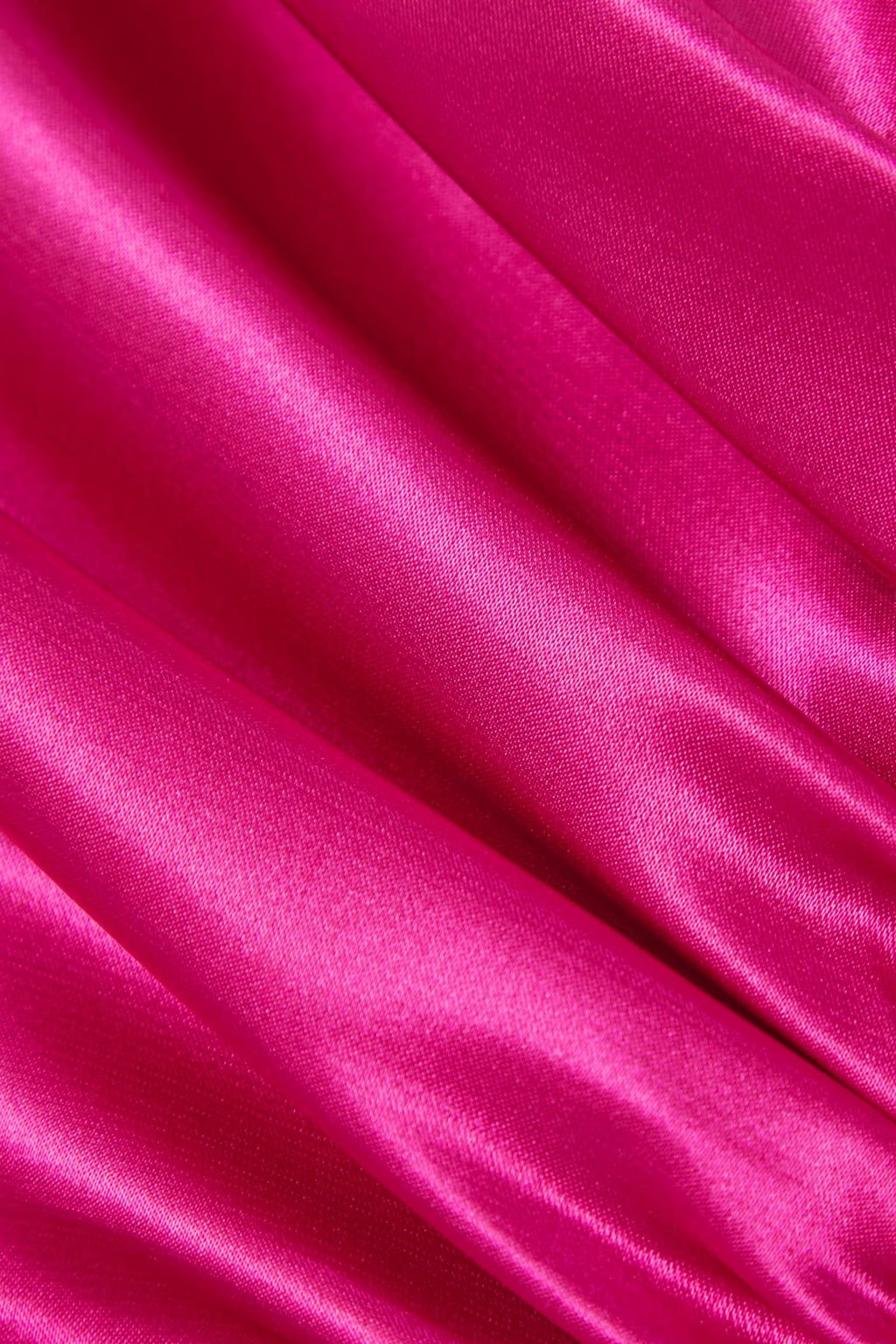 Rasario Ruched ruffled satin mini dress