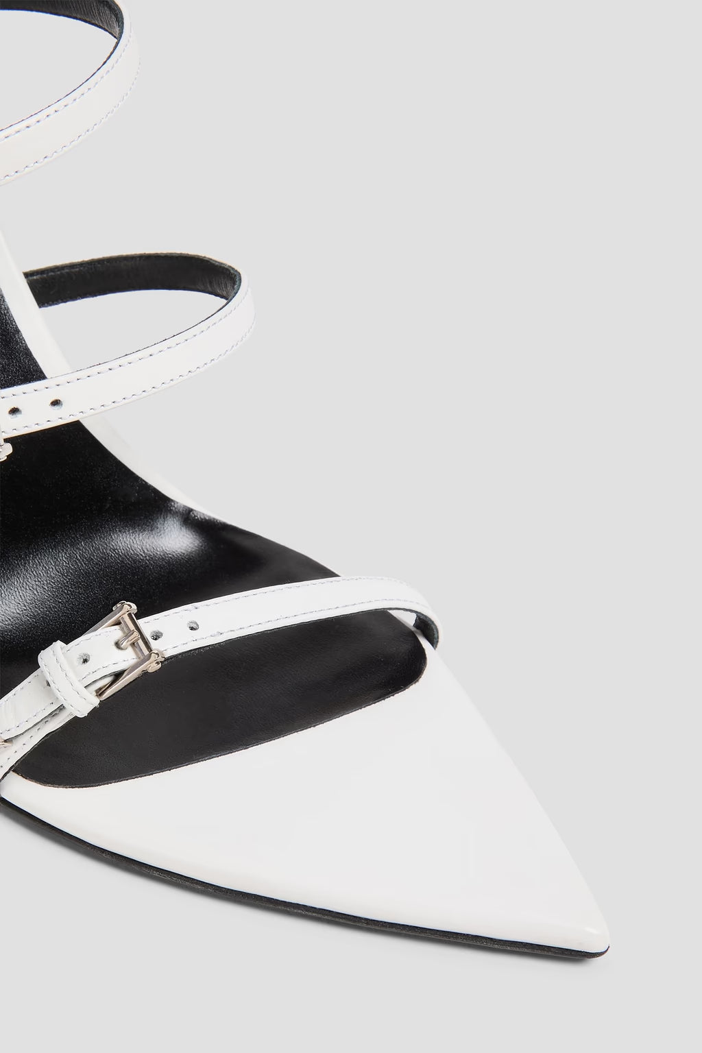 Versace Buckled Leather Sandals
