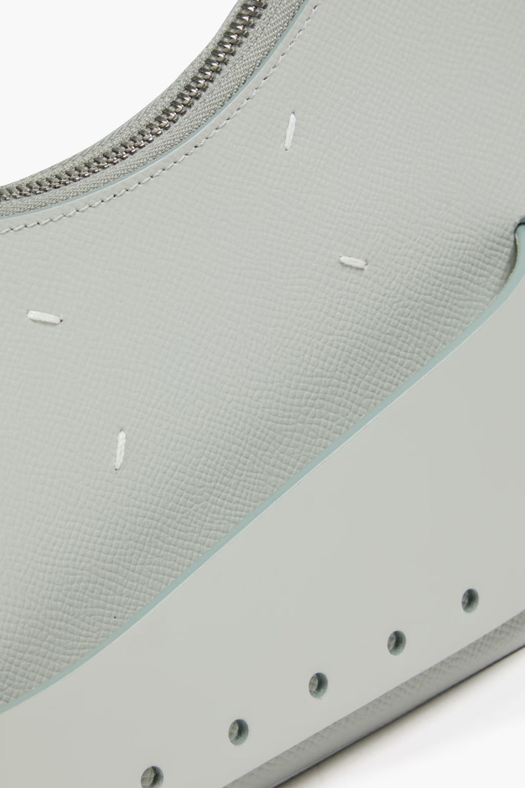 Maison Margiela Snatched Pebbled-Leather Shoulder Bag