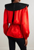 Valentino Garavani Two-Tone Silk-Satin Blouse